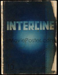 2x900 INTERCINE Italian exhibitor magazine October 1935 Future of Film & Television, cool articles