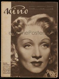2x945 KINO Yugoslavian magazine 1947 Marlene Dietrich & Jean Gabin in Martin Roumagnac!