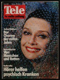 2x274 TELE German magazine January 14-20, 1980 Audrey Hepburn makes her comeback in Bloodline!