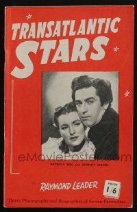 2x867 TRANSATLANTIC STARS English magazine '47 Ann Sheridan, Gregory Peck, Barbara Stanwyck, Rennie