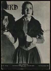 2x979 URD Norwegian magazine November 28, 1936 Kay Francis as Florence Nightingale in White Angel!