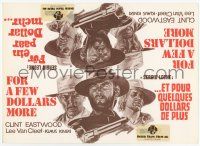 2x936 FOR A FEW DOLLARS MORE Swiss 9x12 counter display R70s Sergio Leone, Clint Eastwood, cool!