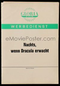 2x289 COUNT DRACULA German pressbook '73 directed by Jesus Franco, Christoper Lee as the vampire!