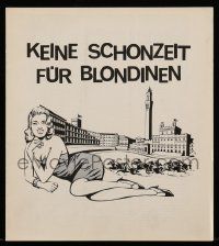 2x306 LOVE SPECIALIST German pressbook '59 different artwork of sexy Diana Dors!