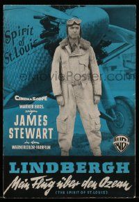 2x321 SPIRIT OF ST. LOUIS German pressbook '57 James Stewart as Charles Lindbergh, Billy Wilder!