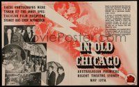 2x784 IN OLD CHICAGO Australian trade ad '38 Tyrone Power, Alice Faye & Don Ameche!