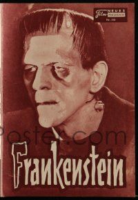 2x353 FRANKENSTEIN Austrian program R57 cool different images of Boris Karloff as the monster!