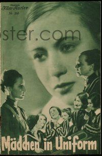 2x370 MADCHEN IN UNIFORM Austrian program '31 one of the first mainstream lesbian gay movies!