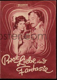 2x431 BREAD, LOVE & DREAMS East German program '55 sexy Italian Gina Lollobrigida & Vittorio De Sica