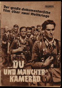 2x441 DU UND MANCHER KAMERAD East German program '56 many images from WWI and WWII Nazi Germany!