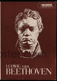2x466 LUDWIG VAN BEETHOVEN East German program '54 biography of the famous music composer!