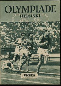 2x476 OLYMPIADA - HELSINKY 1952 East German program '53 cool images of Olympic Games sports!