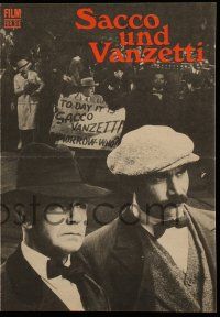 2x484 SACCO & VANZETTI East German program '74 Giuliano Montaldo's anarchist biography, different!