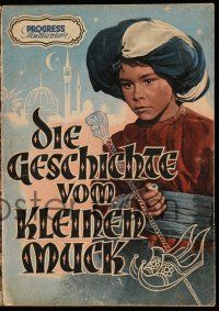 2x493 STORY OF LITTLE MUCK East German program '53 Wolfgang Staudte, cool fantasy artwork!