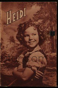 2x817 HEIDI English program '37 Shirley Temple, Jean Hersholt, from Johanna Spyri story!