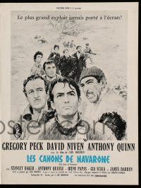 2x591 GUNS OF NAVARONE French pb '61 Gregory Peck, David Niven & Anthony Quinn by Howard Terpning!