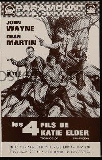 2x629 SONS OF KATIE ELDER French pb '65 John Wayne, Dean Martin, Martha Hyer, different images!