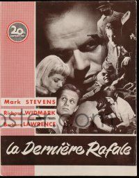 2x630 STREET WITH NO NAME French pb '49 Richard Widmark, Mark Stevens, Barbara Lawrence, film noir!