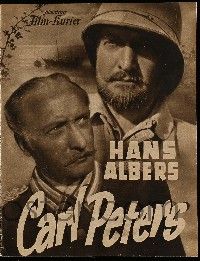2x083 CARL PETERS German program '41 Hans Albers, colonialism in Africa, conditional movie!