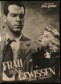 2x106 DOUBLE INDEMNITY German program '50 Billy Wilder, different images of Stanwyck & MacMurray!