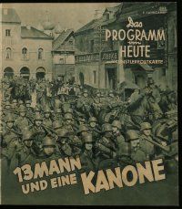 2x107 DREIZEHN MANN UND EINE KANONE German program '38 Johannes Meyer's Thirteen Men and a Cannon!