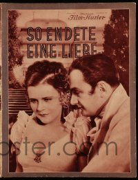 2x109 END OF AN AFFAIR German program '34 So endete eine liebe, Paula Wessely, Willi Forst