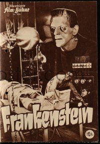 2x115 FRANKENSTEIN German program R57 cool different images of Boris Karloff as the monster!