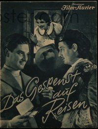 2x118 GHOST GOES WEST German program '37 Rene Clair directed, Robert Donat & pretty Jean Parker!
