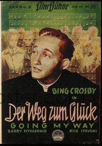 2x121 GOING MY WAY German program '46 Bing Crosby, Rise Stevens, Leo McCarey classic, different!