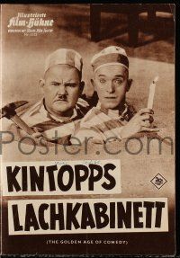 2x122 GOLDEN AGE OF COMEDY German program '64 great different Stan Laurel & Oliver Hardy images!