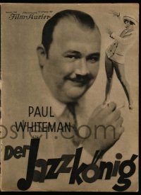 2x147 KING OF JAZZ German program '30 great images of Paul Whiteman with lots of sexy showgirls!