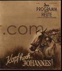2x149 KOPF HOCH JOHANNES Von Heute German program '41 conditional pro-Nazi Youth movie, wild!