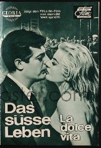 2x150 LA DOLCE VITA Das Neue German program '60 Fellini, Mastroianni, Anita Ekberg, different!