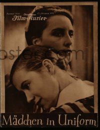 2x161 MADCHEN IN UNIFORM German program '31 one of the first mainstream lesbian gay movies!