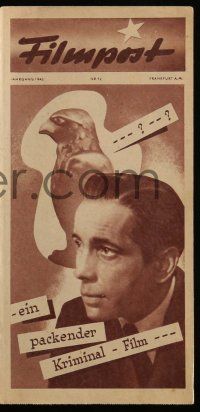 2x162 MALTESE FALCON German program '46 Humphrey Bogart, Peter Lorre, John Huston, different!