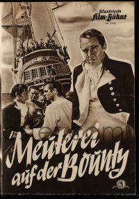 2x172 MUTINY ON THE BOUNTY German program R51 Clark Gable, Charles Laughton, Movita, different!