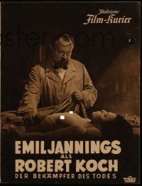 2x196 ROBERT KOCH, DER BEKAMPFER DES TODES German program '39 Emil Jannings with nude corpse!