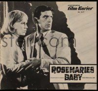 2x198 ROSEMARY'S BABY German program '68 Roman Polanski, Mia Farrow, Cassavetes, different images!
