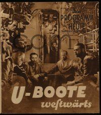 2x234 U-BOAT, COURSE WEST 8x9 Von Heute German program '41 WWII Nazi propaganda, conditional