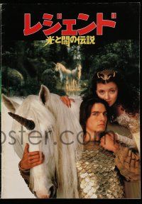 2x716 LEGEND Japanese program '86 different image of Tom Cruise & Mia Sara, Ridley Scott