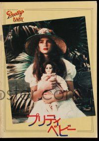 2x721 PRETTY BABY Japanese program '78 Louis Malle, young Brooke Shields sitting with doll!