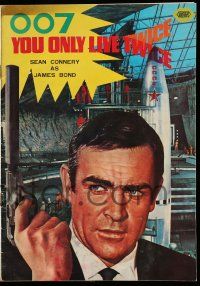 2x740 YOU ONLY LIVE TWICE Japanese program '67 Sean Connery as James Bond, different images!