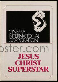 2x301 JESUS CHRIST SUPERSTAR German pressbook '73 Andrew Lloyd Webber, folds out to 12x25 poster!