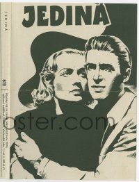 2x961 MADE FOR EACH OTHER Czech program '40s art of Carole Lombard & James Stewart w/baby, rare!