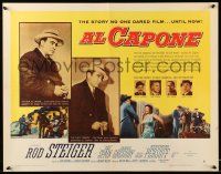 2y509 AL CAPONE style B 1/2sh '59 cool comparison of Rod Steiger to the most notorious gangster!