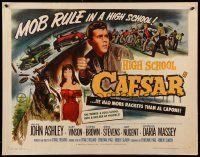 2y680 HIGH SCHOOL CAESAR 1/2sh '60 teen gangster had more rackets than Al Capone, hot Daria Massey