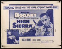 2y682 HIGH SIERRA 1/2sh R52 great completely different image of Mad Dog Humphrey Bogart & Lupino!