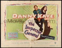 2y695 INSPECTOR GENERAL 1/2sh '50 art of Danny Kaye & luscious little lovely Barbara Bates!