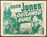 2y817 OUTLAWED GUNS 1/2sh R48 Buck Jones, Dawn on the Great Divide!
