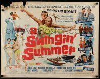 2y910 SWINGIN' SUMMER 1/2sh '65 rock 'n' roll music, great sexy beach party art!